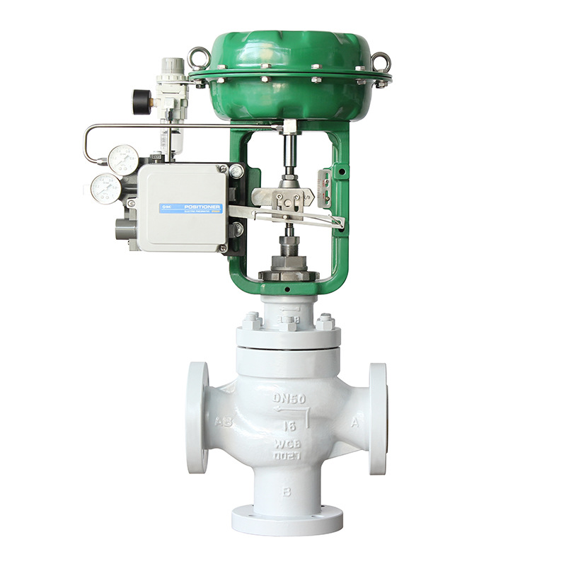 ZJHH氣動三通調節(jié)閥|ZJHF氣動三通分流調節(jié)閥|氣動三通合流調節(jié)閥圖片